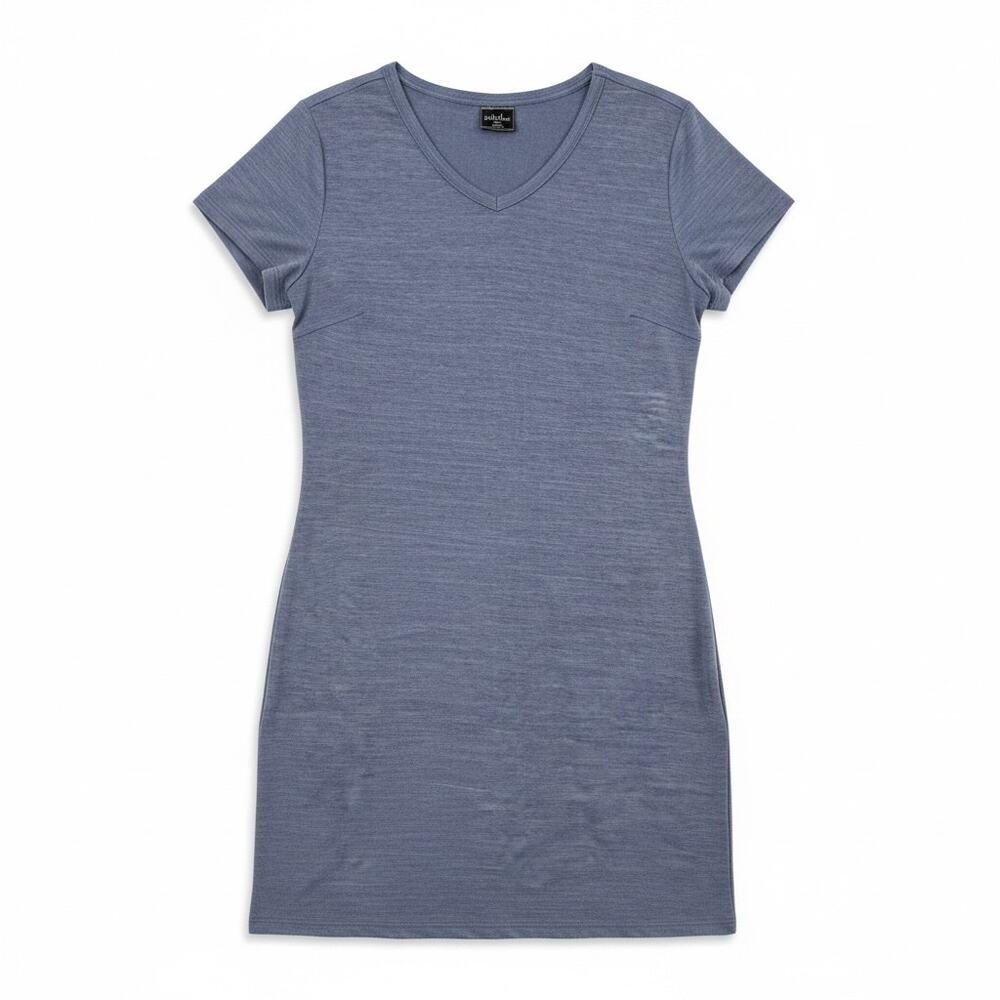32 Degrees‎ Cool Women's Blue V-Neck T-Shirt Dress Size Large Casual